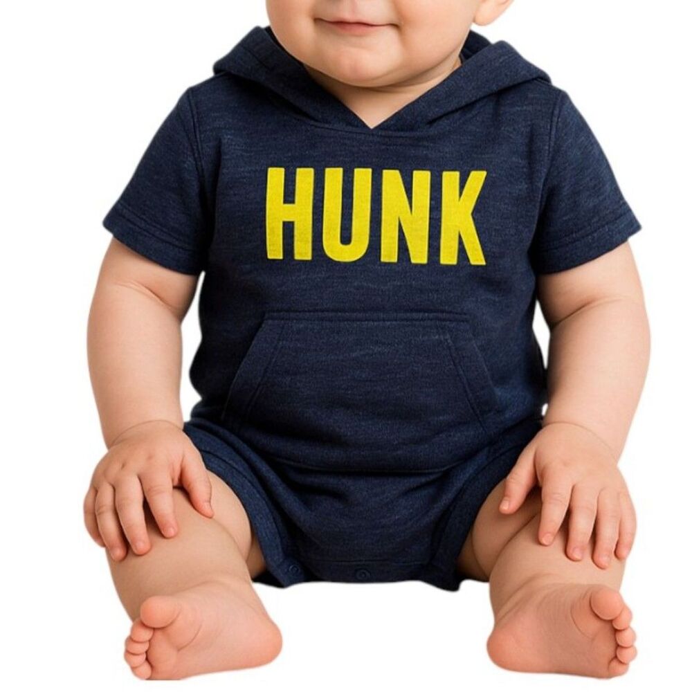 🔥 5 for $30 🔥 Carter’s Boys “Hunk” Hooded Onesie Outfit | 6 Months